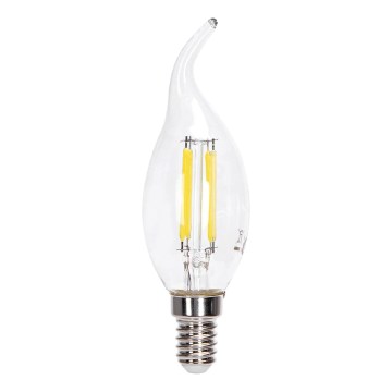 Lâmpada LED FILAMENT C35 E14/4W/230V 6500K - Aigostar