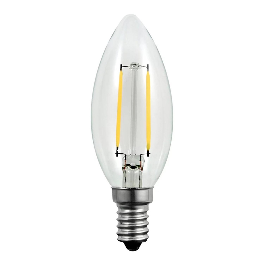 Lâmpada LED FILAMENT C37 E14/2W/230V 3000K