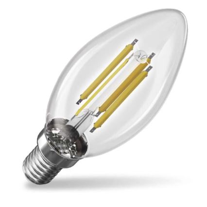 Lâmpada LED FILAMENT E14/3,8W/230V 2700K Classe energética A