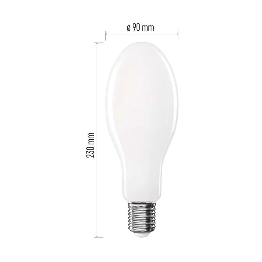 Lâmpada LED FILAMENT ED90 E40/36W/230V 4000K 6000 lm