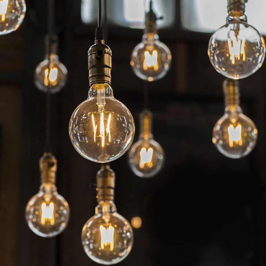 Lâmpada LED FILAMENT G125 E27/12W/230V 2200K