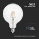 Lâmpada LED FILAMENT G125 E27/12W/230V 3000K