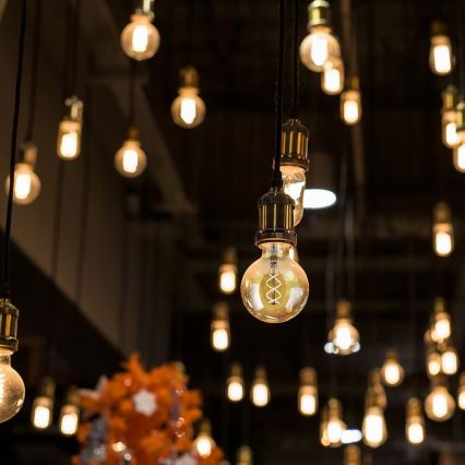 Lâmpada LED FILAMENT G125 E27/5W/230V 1800K