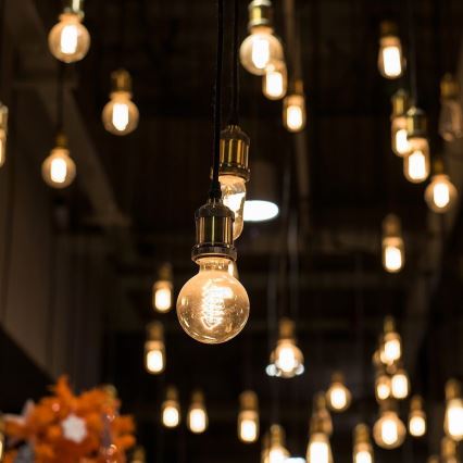 Lâmpada LED FILAMENT G125 E27/6W/230V 1800K