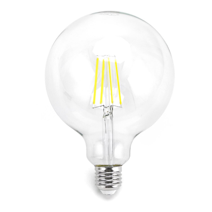 Lâmpada LED FILAMENT G125 E27/8W/230V 6500K - Aigostar