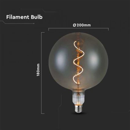 Lâmpada LED FILAMENT G200 E27/4W/230V 2700K