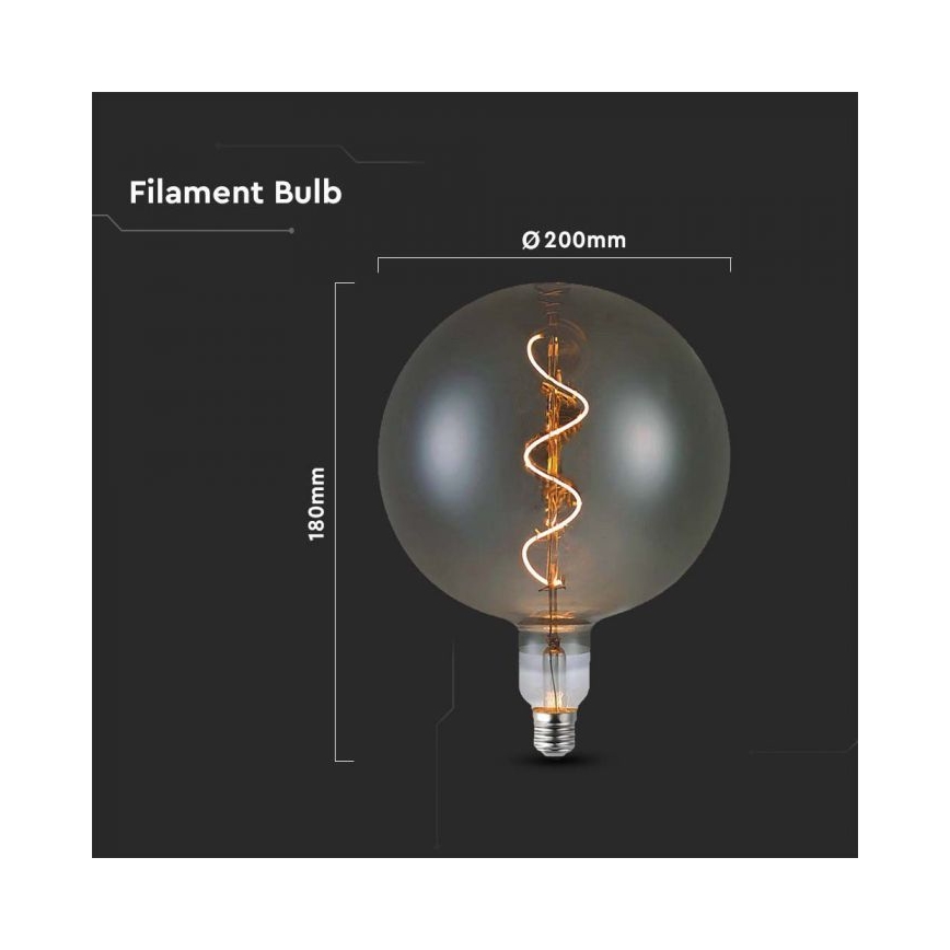 Lâmpada LED FILAMENT G200 E27/4W/230V 2700K