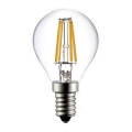Lâmpada LED FILAMENT G45 E14/4W/230V 3000K