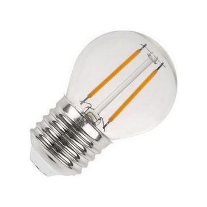 Lâmpada LED FILAMENT G45 E27/2W/230V 3000K