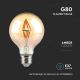 Lâmpada LED FILAMENT G80 E27/4W/230V 2200K