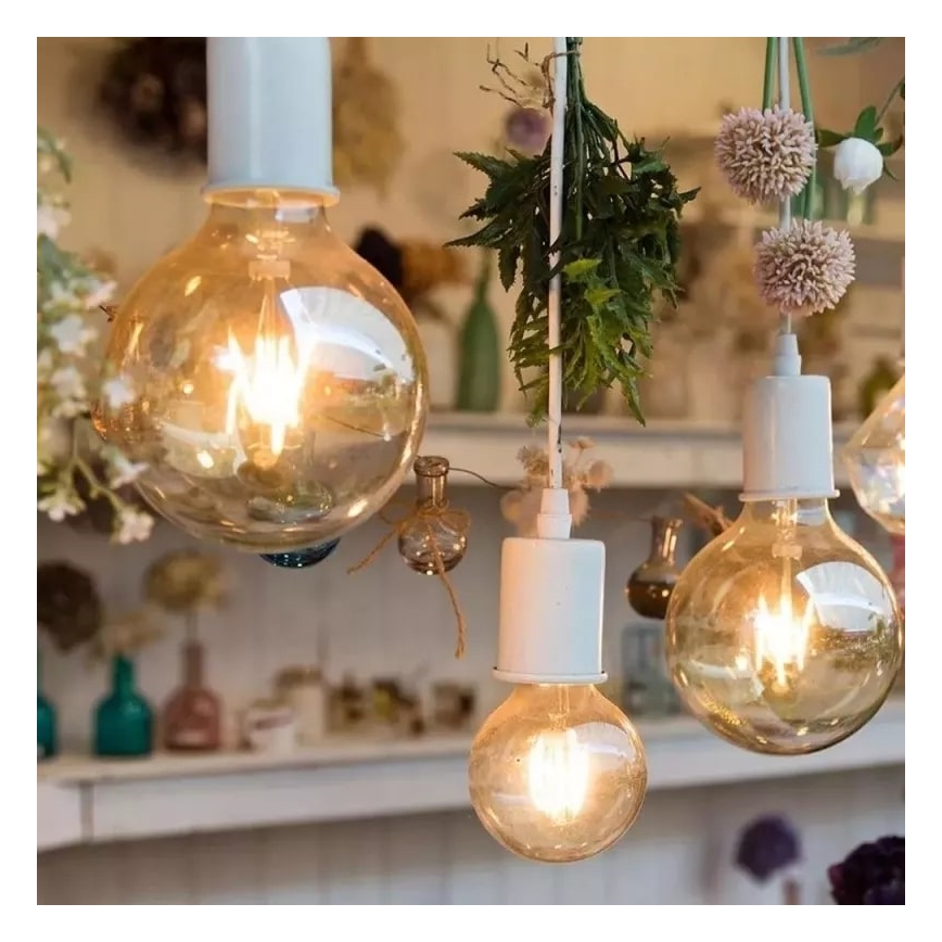 Lâmpada LED FILAMENT G95 E27/8W/230V 2200K