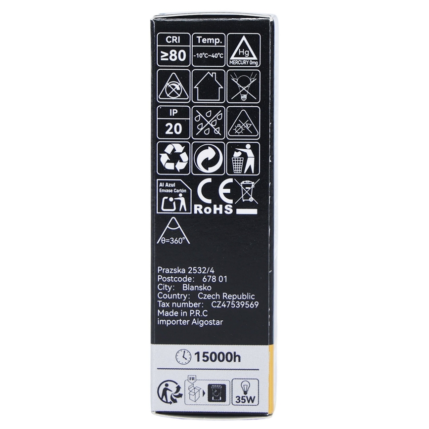 Lâmpada LED FILAMENT T25 E14/4W/230V 3000K - BRILAGI
