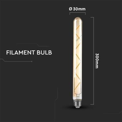 Lâmpada LED FILAMENT T30 E27/7W/230V 2200K