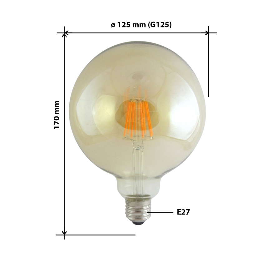 Lâmpada LED FILAMENT VINTAGE E27/10W/230V 2000K