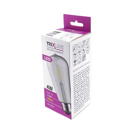 Lâmpada LED FILAMENT VINTAGE ST64 E27/4W/230V 2700K