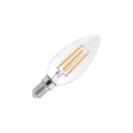 Lâmpada LED Filamento C37 E14/6W/230V 4000K
