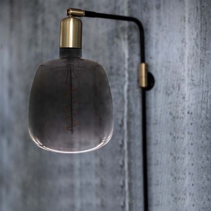 Lâmpada LED FILAMENTO E27/4W/230V preta