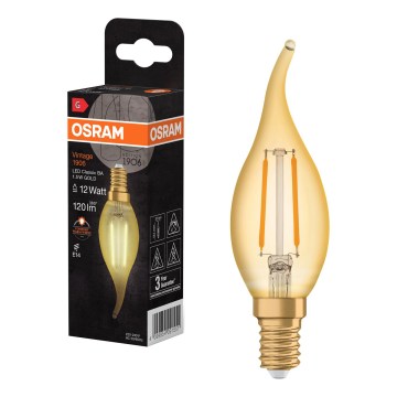 Lâmpada LED Filamento Vintage E14/1,5W/230V 2400K - Osram