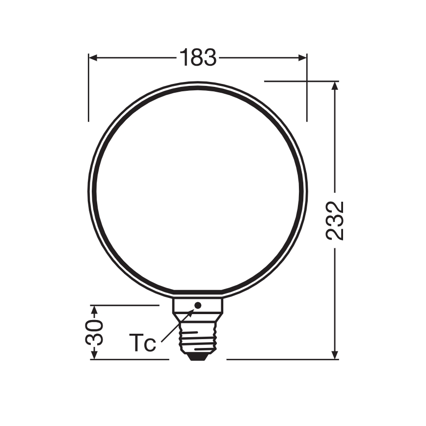 Lâmpada LED regulável VINTAGE FILAMENT E27/4W/230V 1800K - Osram
