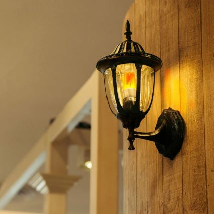 Lâmpada LED FLAME T60 E27/3W/230V 1400K