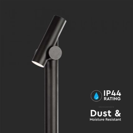 Lâmpada LED flexível exterior LED/4W/230V 3000K IP44 100 cm preta