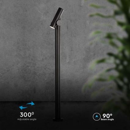 Lâmpada LED flexível exterior LED/4W/230V 4000K IP44 100 cm preta
