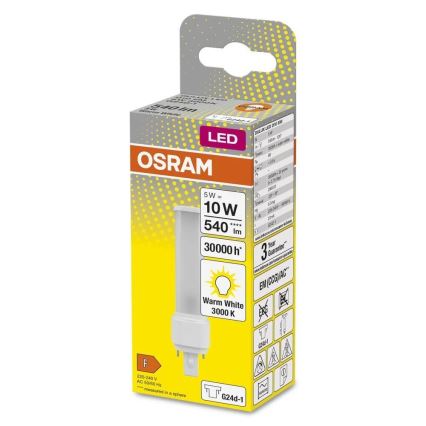 Lâmpada LED G24d-1/5W/230V 3000K - Osram