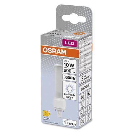 Lâmpada LED G24d-1/5W/230V 4000K - Osram
