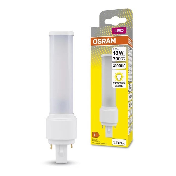 Lâmpada LED G24D-2/7W/230V 3000K - Osram