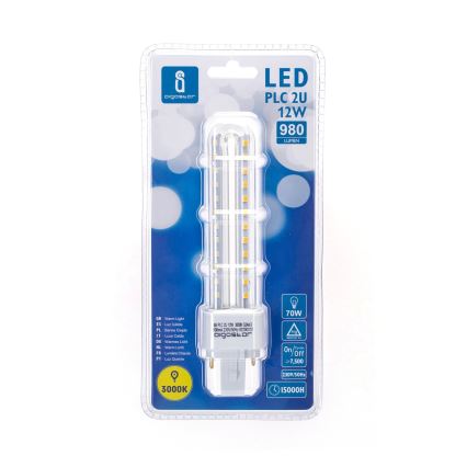 Lâmpada LED G24D-3/12W/230V 3000K - Aigostar