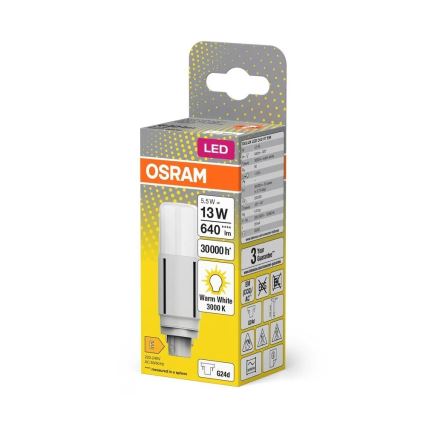 Lâmpada LED G24d/5,5W/230V 3000K - Osram