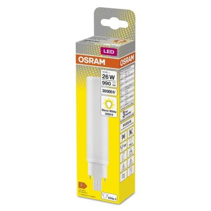 Lâmpada LED G24q-3/10W/230V 3000K - Osram