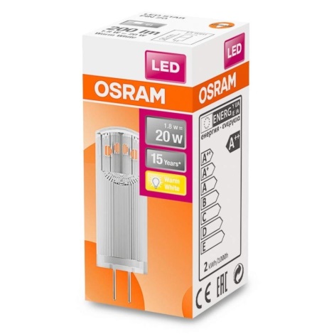 Lâmpada LED G4/1,8W/12V 2700K - Osram