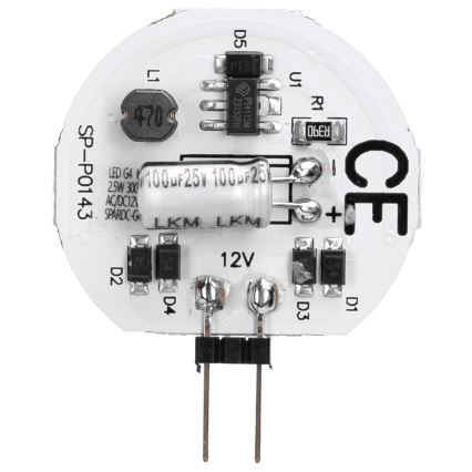 Lâmpada LED G4/2,5W/12V 3000K - Aigostar