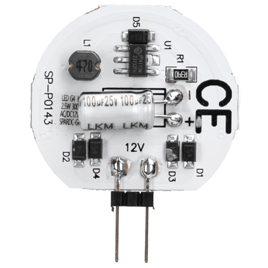 Lâmpada LED G4/2,5W/12V 3000K - Aigostar