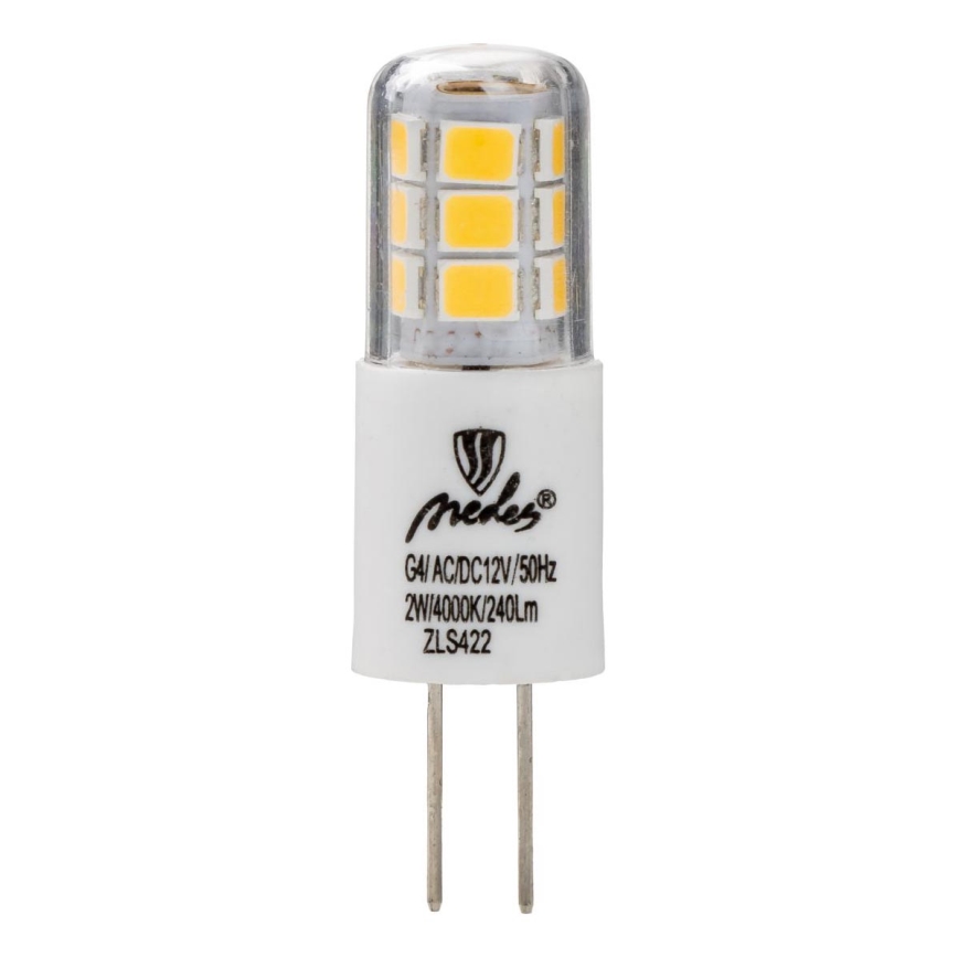 Lâmpada LED G4/2W/12V 4000K