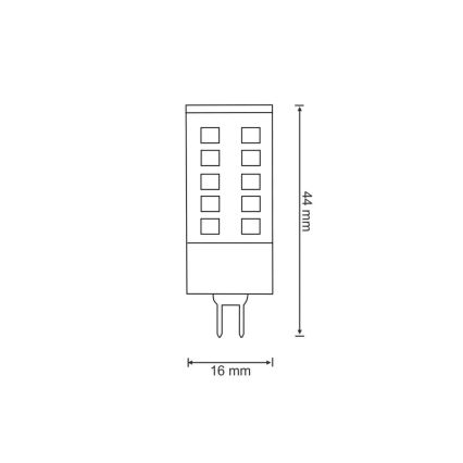 Lâmpada LED G4/3W/12V 6500K