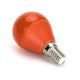 Lâmpada LED G45 E14/4W/230V laranja - Aigostar