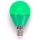 Lâmpada LED G45 E14/4W/230V verde - Aigostar