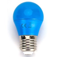 Lâmpada LED G45 E27/4W/230V azul - Aigostar