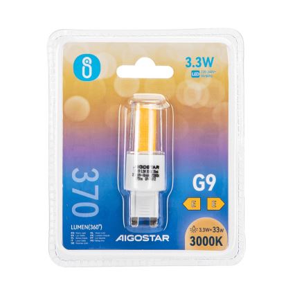 Lâmpada LED G9/3,3W/230V 3000K - Aigostar