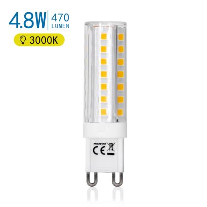 Lâmpada LED G9/4,8W/230V 3000K - Aigostar