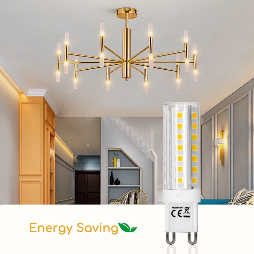 Lâmpada LED G9/4,8W/230V 3000K - Aigostar