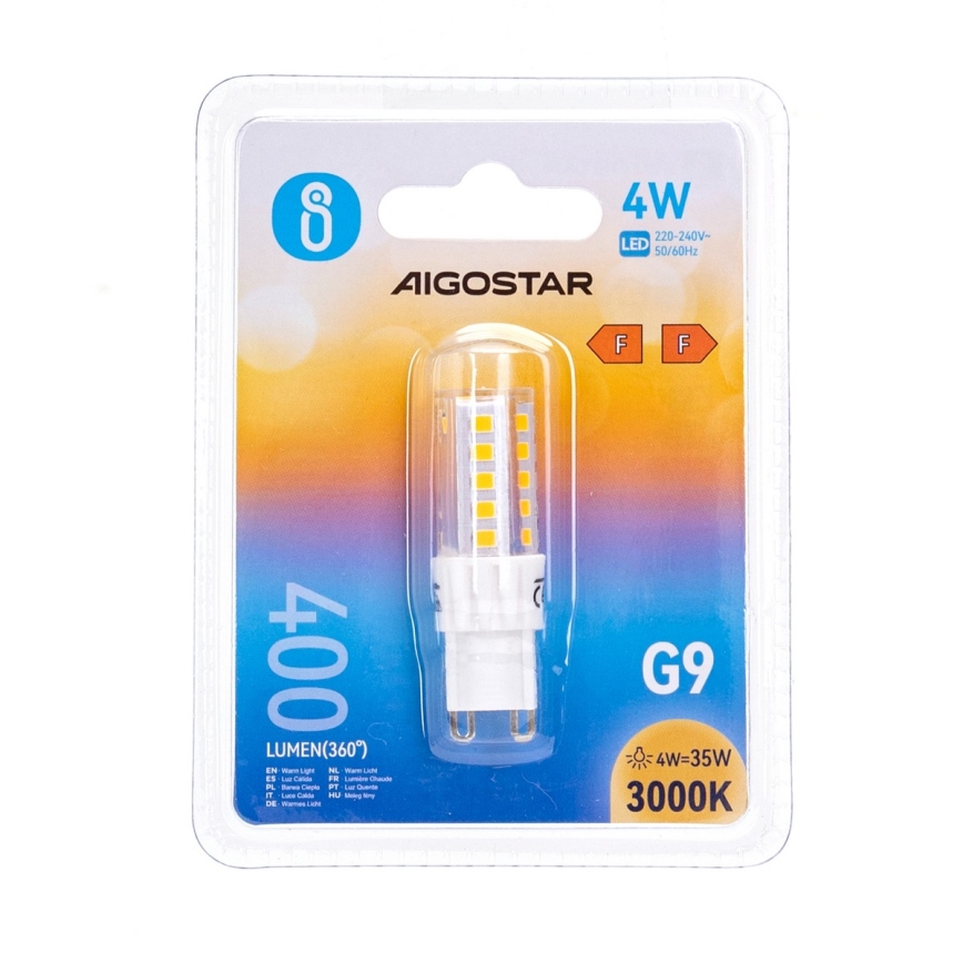 Lâmpada LED G9/4W/230V 3000K - Aigostar