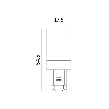 Lâmpada LED G9/4W/230V 6000K