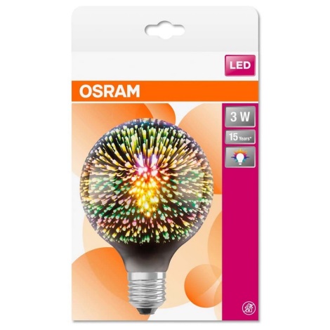 Lâmpada LED GLOBE E27/3W/230V 2700K - Osram