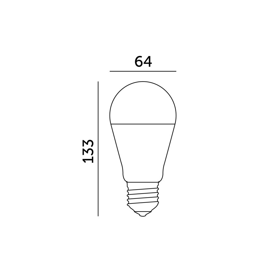 Lâmpada LED GS E27/17W/230V 6500K