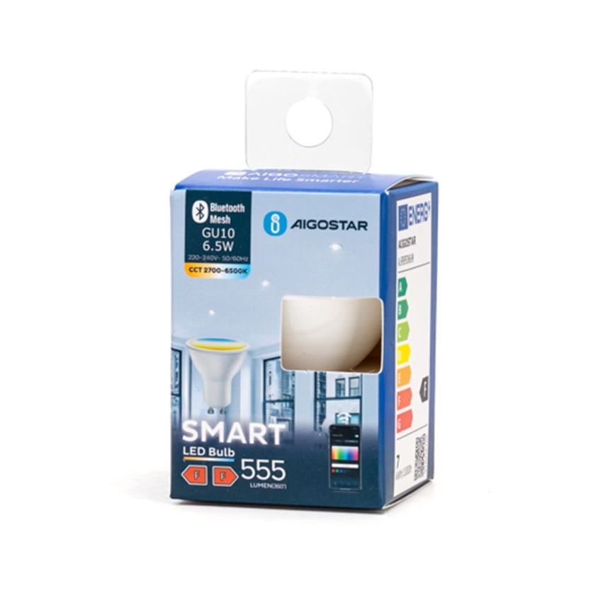 Lâmpada LED Dimerizável GU10/6,5W/230V 2700-6500K - Aigostar