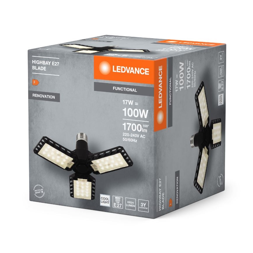 Lâmpada LED HIGHBAY E27/17W/230V 4000K - Ledvance