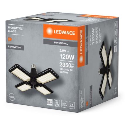 Lâmpada LED HIGHBAY E27/23W/230V 4000K - Ledvance